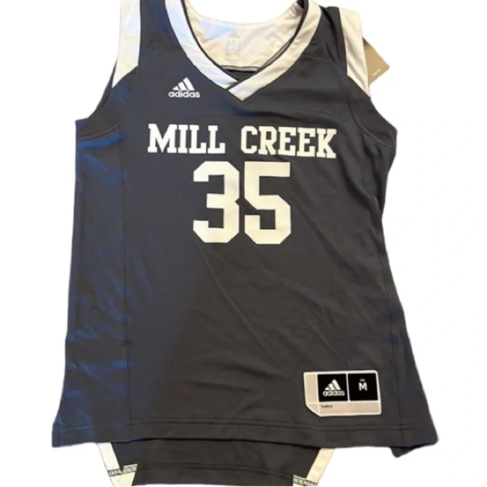 Adidas - Youth Mill Creek Mavericks Basketball Jersey #35